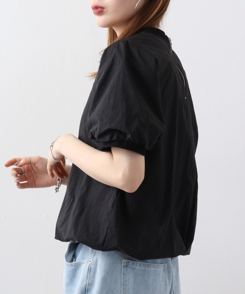 A.N.L（エーエヌエル　レーベル）の「A.N.L ｼｮｰﾄﾊﾟﾌﾌﾞﾗｳｽ（Tシャツ/カットソー・レディース・ブラック/オフホワイト/ライム・38）」の18枚目の写真