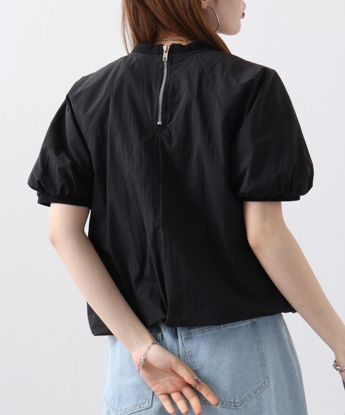 A.N.L（エーエヌエル　レーベル）の「A.N.L ｼｮｰﾄﾊﾟﾌﾌﾞﾗｳｽ（Tシャツ/カットソー・レディース・ブラック/オフホワイト/ライム・38）」の17枚目の写真