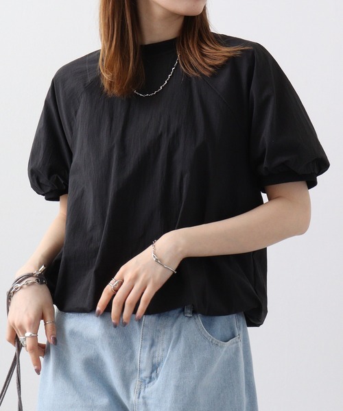 A.N.L（エーエヌエル　レーベル）の「A.N.L ｼｮｰﾄﾊﾟﾌﾌﾞﾗｳｽ（Tシャツ/カットソー・レディース・ブラック/オフホワイト/ライム・38）」の19枚目の写真