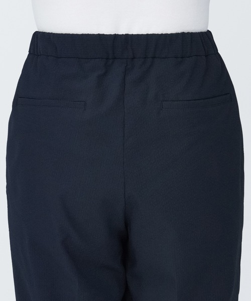 無印良品（ムジルシリョウヒン）の「婦人　風を通すストレッチサッカーテーパードパンツ（その他パンツ・レディース・グレー/ネイビー系/ブラック/ライトグレー・XS/S/M/L/XL）」の11枚目の写真