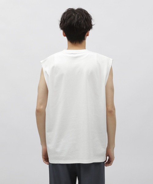 LAKOLE(ラコレ)の「ノースリーブカットソー / 113990(Tシャツ/カットソー・メンズ・グレー/ブラック/ホワイト/チャコール・MEDIUM/LARGE/X-LARGE)」の8枚目の写真