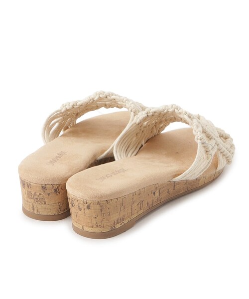 SHOO・LA・RUE（シューラルー）の「◆マクラメサンダル（サンダル・レディース・イエロー/ブルー/アイボリー・45/35）」の5枚目の写真