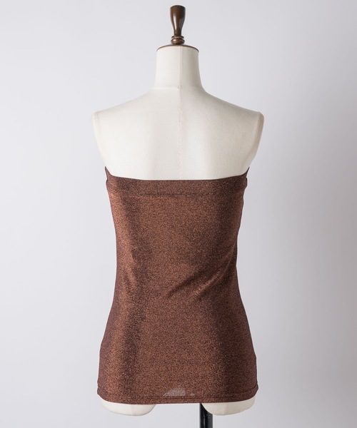 2way glitter camisole / カップ付き2wayグリッターキャミソール