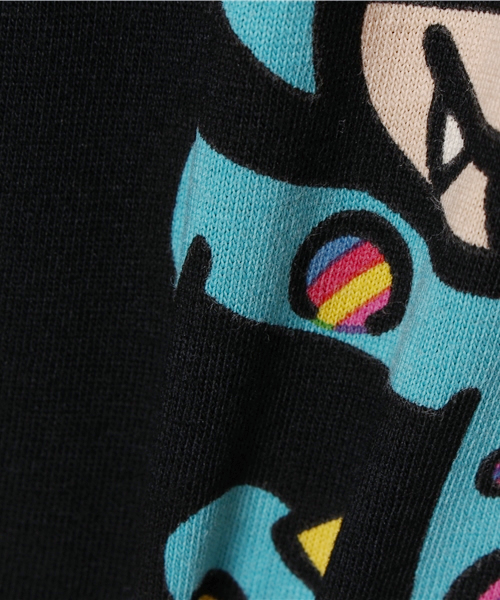 HYSTERIC MINI（ヒステリックミニ）の「BABY Hungry meet the OKIDOKI Monsters 長袖Tシャツ（Tシャツ/カットソー・キッズ・ホワイト/ブルー/ブラック・90/80）」の10枚目の写真