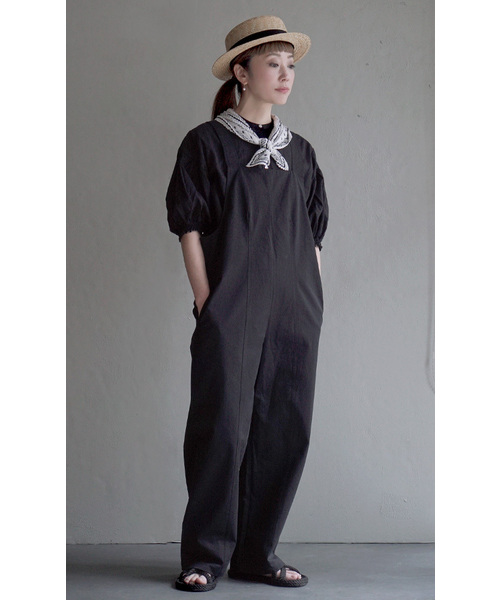 apartment department（アパートメントデパートメント）の「コットン混ラミーリネン シャーリングスリーブブラウス（シャツ/ブラウス・レディース・オフホワイト/ブラック・フリー）」の7枚目の写真