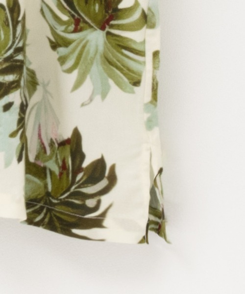 Mac-House（マックハウス）の「RAYON ALOHA SHIRT レーヨンアロハシャツ（シャツ/ブラウス・メンズ・ネイビー/ベージュ/オフホワイト/ブラック・S/M/L/XL）」の9枚目の写真