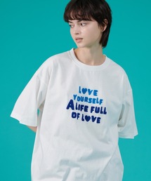 ONCILY | EMBROIDERY LOGO T-SHIRT / 刺繍ロゴTシャツ(Tシャツ/カットソー)