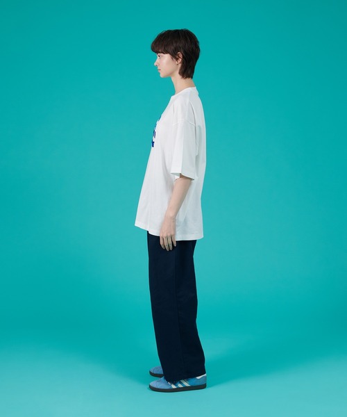 ONCILY（オンシェリー）の「EMBROIDERY LOGO T-SHIRT / 刺繍ロゴTシャツ（Tシャツ/カットソー・メンズ・レッド/ネイビー/ブルー/ネイビー系2/オフホワイト・SMALL/MEDIUM/LARGE）」の22枚目の写真