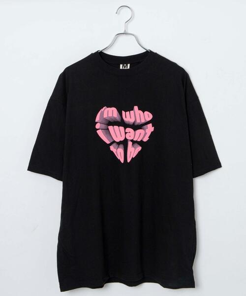 Figments（フィグメンツ）の「メッセージハートTシャツ（Tシャツ/カットソー・レディース・ブラック/グレー・FREE）」の14枚目の写真