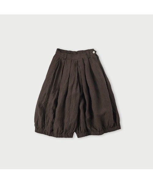 45R（フォーティファイブアール）の「インドリネンシャンブレーのブルマパンツ（その他パンツ・レディース・ピンク/ブラウン・MEDIUM/LARGE）」の2枚目の写真