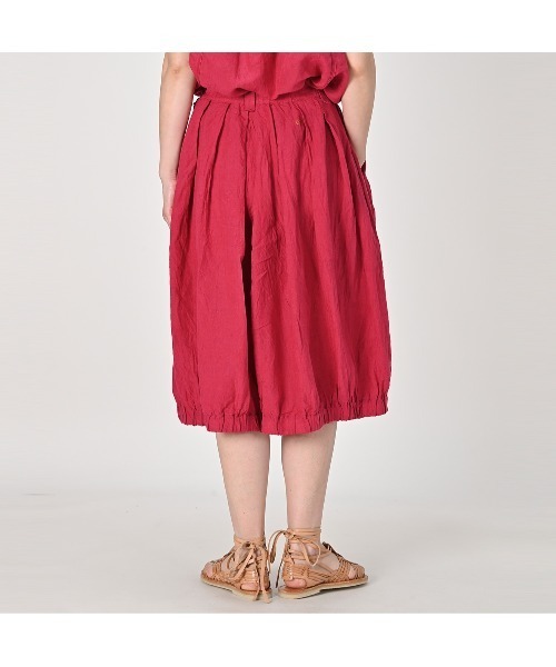 45R（フォーティファイブアール）の「インドリネンシャンブレーのブルマパンツ（その他パンツ・レディース・ピンク/ブラウン・MEDIUM/LARGE）」の7枚目の写真