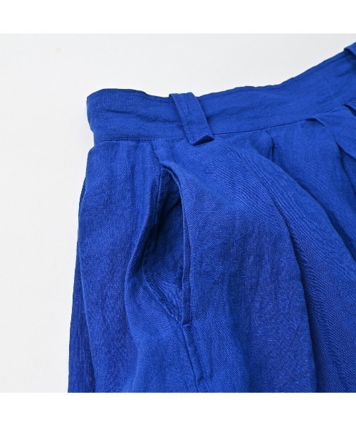 45R（フォーティファイブアール）の「インドリネンシャンブレーのブルマパンツ（その他パンツ・レディース・ピンク/ブラウン・MEDIUM/LARGE）」の12枚目の写真