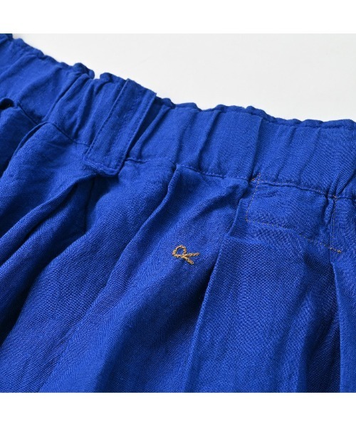 45R（フォーティファイブアール）の「インドリネンシャンブレーのブルマパンツ（その他パンツ・レディース・ピンク/ブラウン・MEDIUM/LARGE）」の3枚目の写真