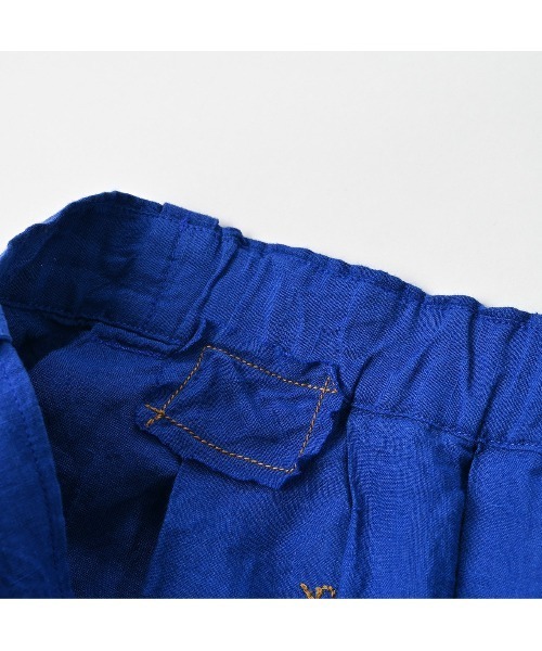 45R（フォーティファイブアール）の「インドリネンシャンブレーのブルマパンツ（その他パンツ・レディース・ピンク/ブラウン・MEDIUM/LARGE）」の4枚目の写真