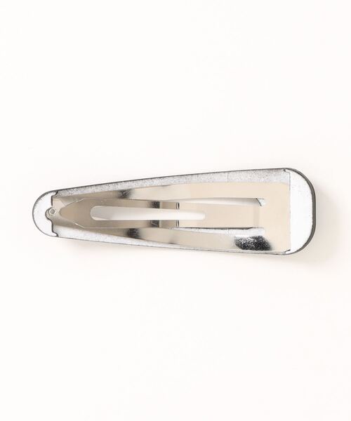 bibmilk（ビブミルク）の「DECORATE HEAD BIG ANGULAR ALMOND PIN 9cm - BLACK（ヘアピン・キッズ・ブラック・ONE SIZE）」の2枚目の写真