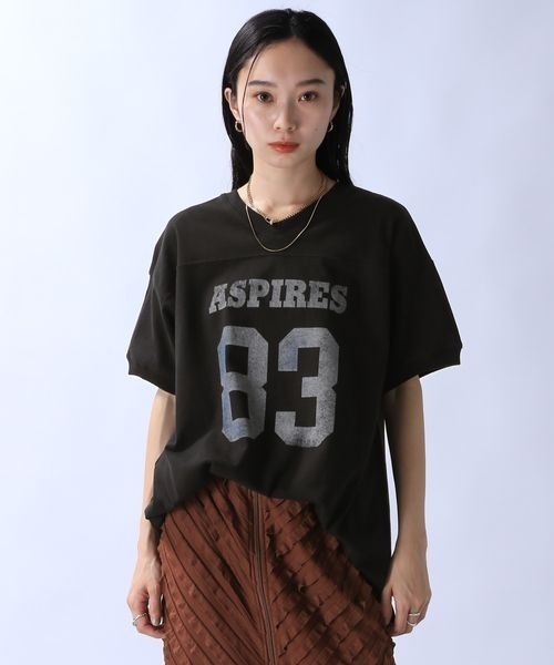 JEANASIS（ジーナシス）の「ナンバリングV BIG TEE/130565（Tシャツ