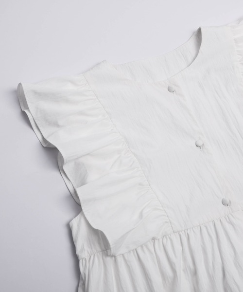 Lajour(ラジュール)の「ラッフルフリルペプラムブラウス(シャツ/ブラウス・レディース・ブラック/ホワイト・フリー)」の20枚目の写真