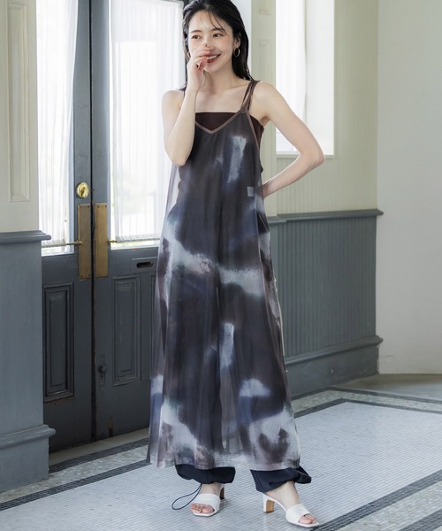 コカコーラ　ワンピ coca｜プリーツVネックワンピース | Rakuten Fashion(楽天