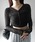 me+em select�i�~�[���Z���N�g�j�́u�y �Qcolor �z�t�����g�{�^���V���[�g���[�X�J�[�f�B�K�� �^ front button short lace cardigan�i�J�[�f�B�K��/�{�����j�v�b�u���b�N