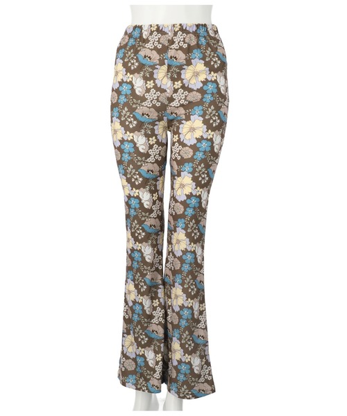 anap mimpi（アナップミンピ）の「フラワーフレアパンツ（スラックス・レディース・モカ/ネイビー・FREE）」の15枚目の写真