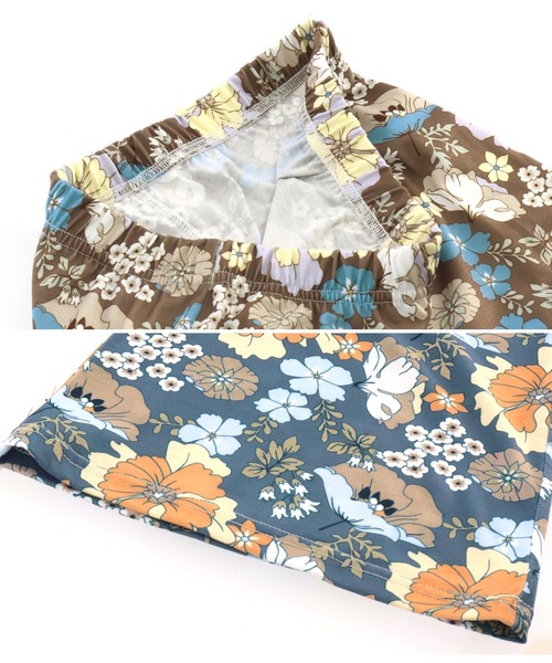 anap mimpi（アナップミンピ）の「フラワーフレアパンツ（スラックス・レディース・モカ/ネイビー・FREE）」の12枚目の写真