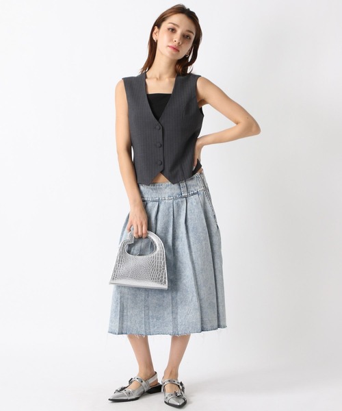 FOREVER 21（フォーエバー トゥエンティーワン）の「【2024SS】ポインテッドトゥ ダブルベルトミュール（パンプス・レディース・ブラック/シルバー・SMALL/MEDIUM/LARGE）」の14枚目の写真