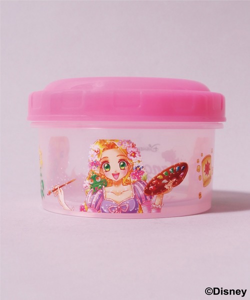 Disney（ディズニー）の「(SK)【ラプンツェル×中川翔子】【2個セット】抗菌 ふわっと盛れる ラウンド型 フードコンテナー[230ml+400ml]（キッチンツール・キッズ・ピンク系・ONE SIZE）」の7枚目の写真