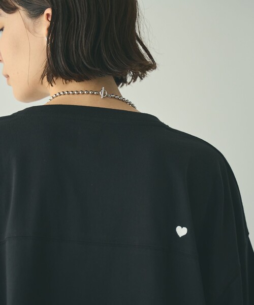 SUNNY  SPORTS（サニースポーツ）の「SunnySports別注フットボールTシャツ（Tシャツ/カットソー・レディース・ブラック/ナチュラル/ダークグレー・FREE）」の12枚目の写真