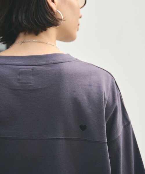 SUNNY  SPORTS（サニースポーツ）の「SunnySports別注フットボールTシャツ（Tシャツ/カットソー・レディース・ブラック/ナチュラル/ダークグレー・FREE）」の18枚目の写真