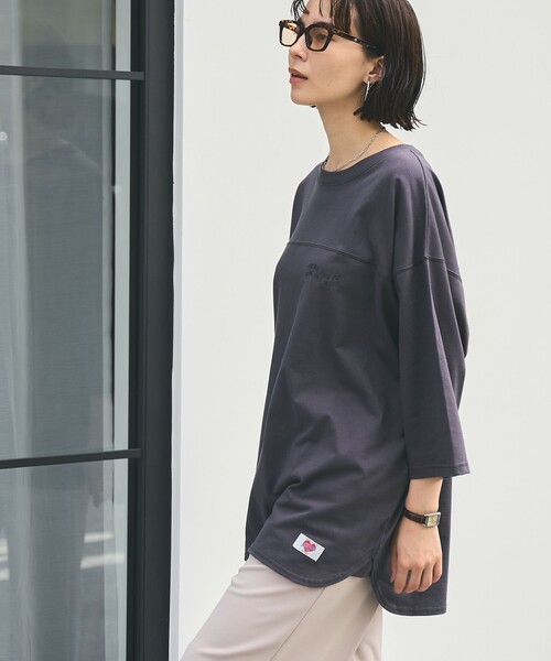 SUNNY  SPORTS（サニースポーツ）の「SunnySports別注フットボールTシャツ（Tシャツ/カットソー・レディース・ブラック/ナチュラル/ダークグレー・FREE）」の19枚目の写真