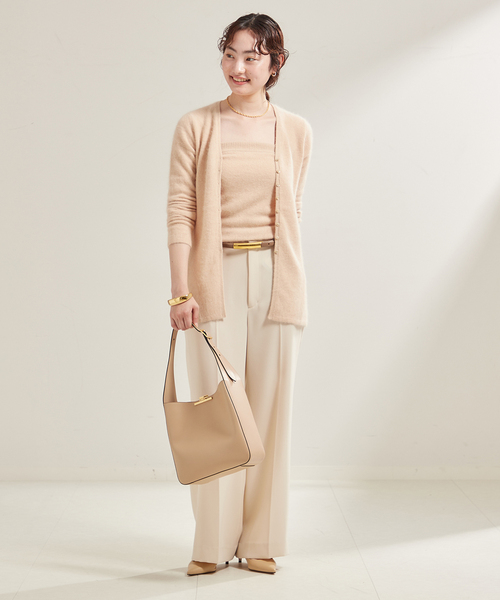 plage（プラージュ）の「Light Fur Midi カーディガン（カーディガン/ボレロ・レディース・チャコールグレー/ベージュ・FREE）」の8枚目の写真