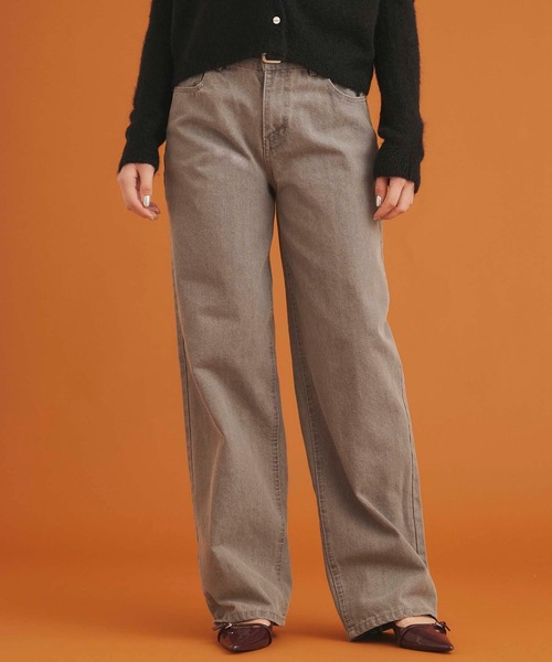 Edit Sheen(エディットシーン)の「ローライズデニムパンツ(デニムパンツ・レディース・ブルー/グレー・M)」の1枚目の写真