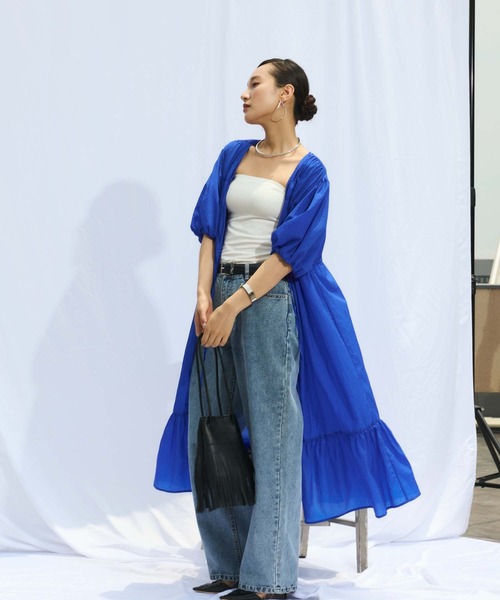 Edit Sheen(エディットシーン)の「ローライズデニムパンツ(デニムパンツ・レディース・ブルー/グレー・M)」の3枚目の写真