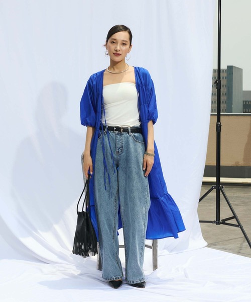 Edit Sheen(エディットシーン)の「ローライズデニムパンツ(デニムパンツ・レディース・ブルー/グレー・M)」の4枚目の写真