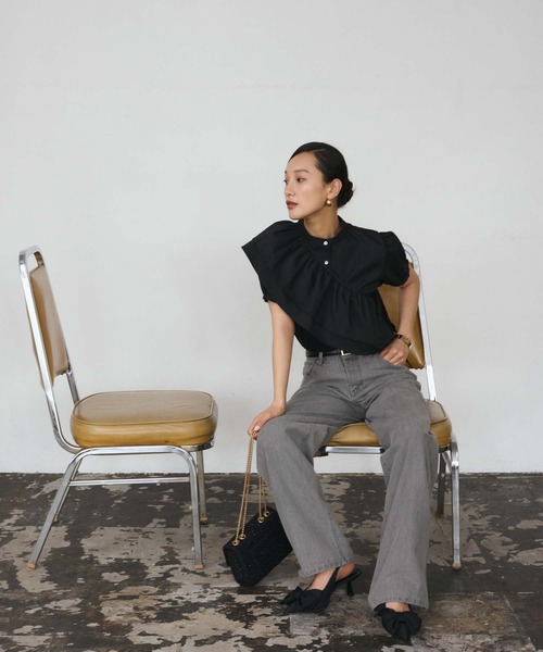 Edit Sheen(エディットシーン)の「ローライズデニムパンツ(デニムパンツ・レディース・ブルー/グレー・M)」の11枚目の写真