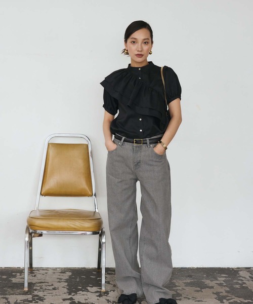 Edit Sheen(エディットシーン)の「ローライズデニムパンツ(デニムパンツ・レディース・ブルー/グレー・M)」の9枚目の写真