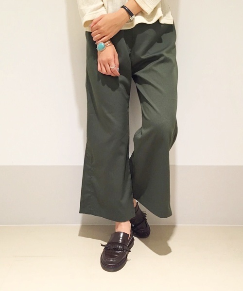 Kastane(カスタネ)の「裾ペンツPT(その他パンツ・レディース・グリーン/ブラック/オレンジ/グレー・FREE)」の4枚目の写真