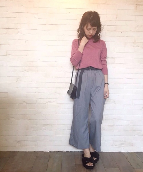 Kastane(カスタネ)の「裾ペンツPT(その他パンツ・レディース・グリーン/ブラック/オレンジ/グレー・FREE)」の17枚目の写真