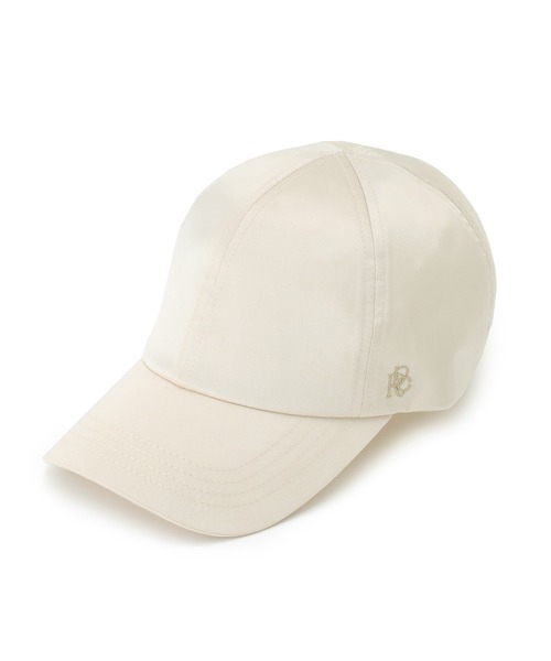 ROPE' PICNIC(ロペピクニック)の「バックリボンサテンキャップ(キャップ・レディース・シルバー/ブラック/キナリ・FREE)」の4枚目の写真