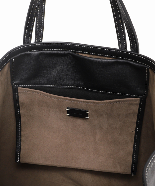 A VACATION(アヴァケーション)の「【A VACATION/ア ヴァケーション】TANK LEATHER BLACK:トートバッグ(トートバッグ・レディース・ブラック・FREE)」の10枚目の写真