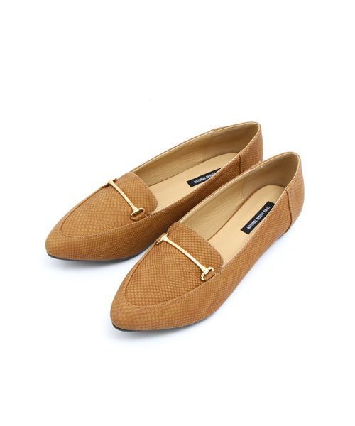 NATURAL BEAUTY BASIC(ナチュラルビューティーベーシック)の「【andGIRL 12月号掲載】【JJ 12月号掲載】メタルプレートフラットシューズ(バレエシューズ・レディース・ネイビー/ブラック/ベージュ系その他・LARGE/SMALL/MEDIUM)」の8枚目の写真