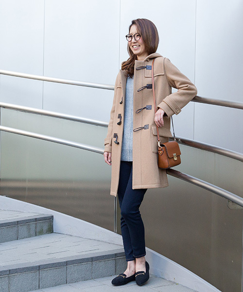 NATURAL BEAUTY BASIC(ナチュラルビューティーベーシック)の「【andGIRL 12月号掲載】【JJ 12月号掲載】メタルプレートフラットシューズ(バレエシューズ・レディース・ネイビー/ブラック/ベージュ系その他・LARGE/SMALL/MEDIUM)」の9枚目の写真