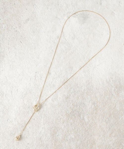 OPAQUE.CLIP（オペークドットクリップ）の「Y字リングスライドネックレス（ネックレス・レディース・ゴールド/シルバー・00）」の4枚目の写真