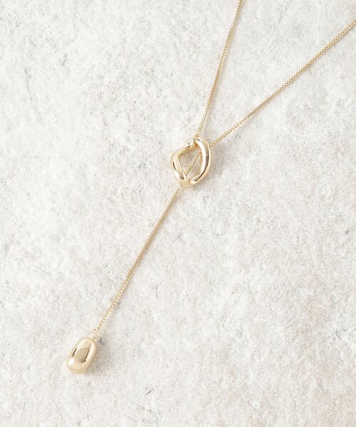 OPAQUE.CLIP（オペークドットクリップ）の「Y字リングスライドネックレス（ネックレス・レディース・ゴールド/シルバー・00）」の5枚目の写真