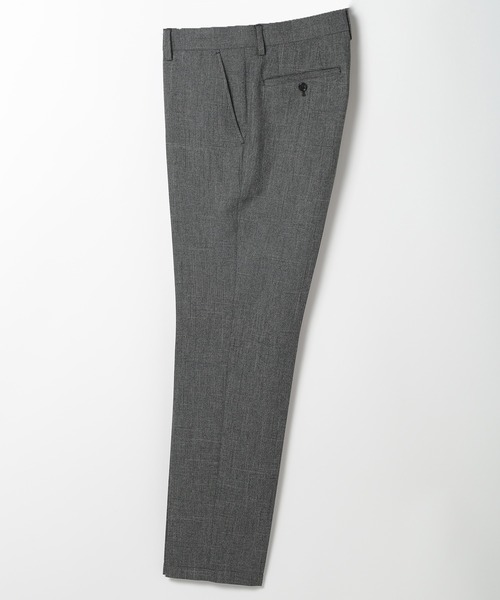MEN'S BIGI（メンズビギ）の「ウール調メランジシャークパンツ（スラックス・メンズ・ブルー/グレー/チャコールグレー/ブラウン・01/04/03/02）」の2枚目の写真