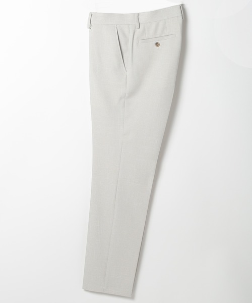 MEN'S BIGI（メンズビギ）の「ウール調メランジシャークパンツ（スラックス・メンズ・ブルー/グレー/チャコールグレー/ブラウン・01/04/03/02）」の22枚目の写真