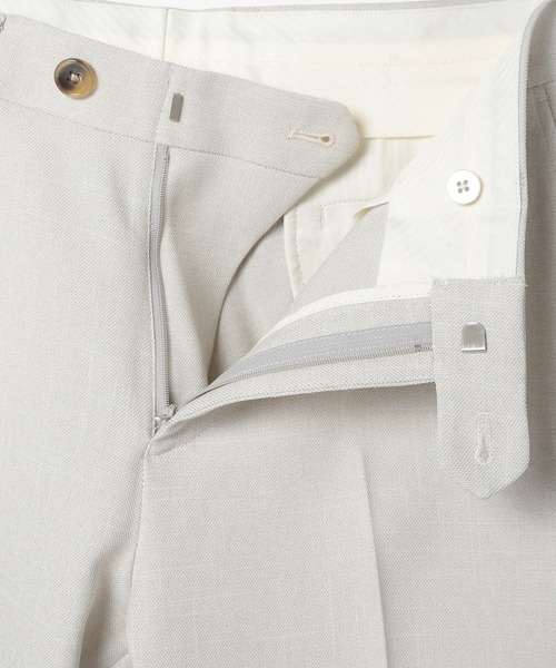 MEN'S BIGI（メンズビギ）の「ウール調メランジシャークパンツ（スラックス・メンズ・ブルー/グレー/チャコールグレー/ブラウン・01/04/03/02）」の19枚目の写真