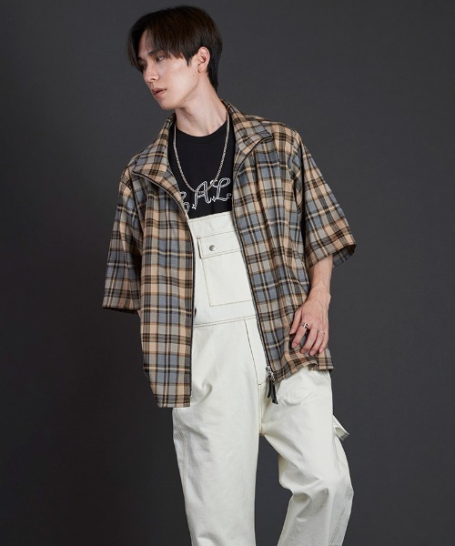 mt9202-CALMDAYSﾌﾟﾘﾝﾄC-N-T Tシャツ（Tシャツ/カットソー）｜NO ID.（ノーアイディ）