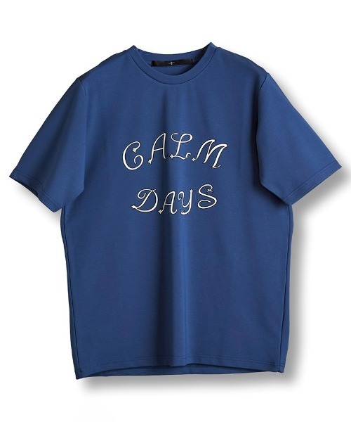 mt9202-CALMDAYSﾌﾟﾘﾝﾄC-N-T Tシャツ（Tシャツ/カットソー）｜NO ID.（ノーアイディ）