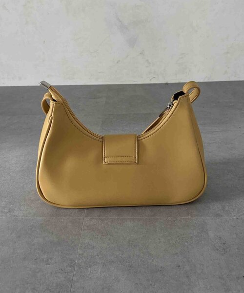 Thevon（ゼボン）の「ハーフムーンワンハンドルバッグ（ショルダーバッグ・レディース・ブラック/マスタード/ダークブラウン・FREE）」の8枚目の写真